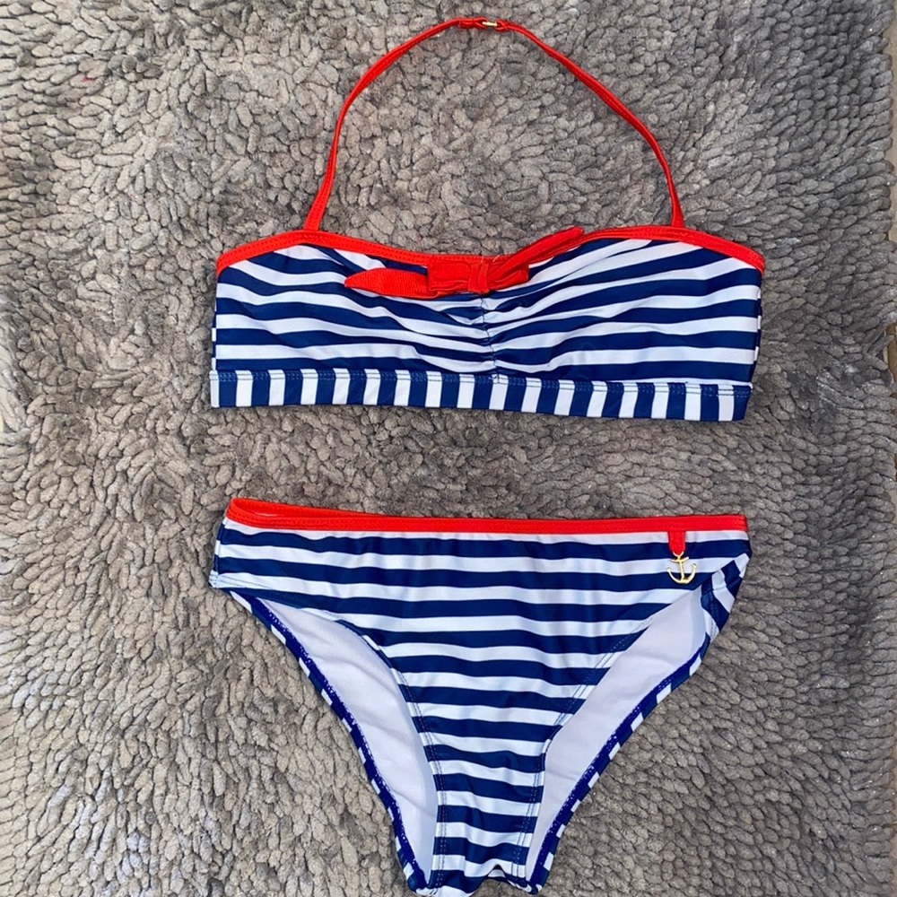 Red, Blue, and White two price bikini EUC